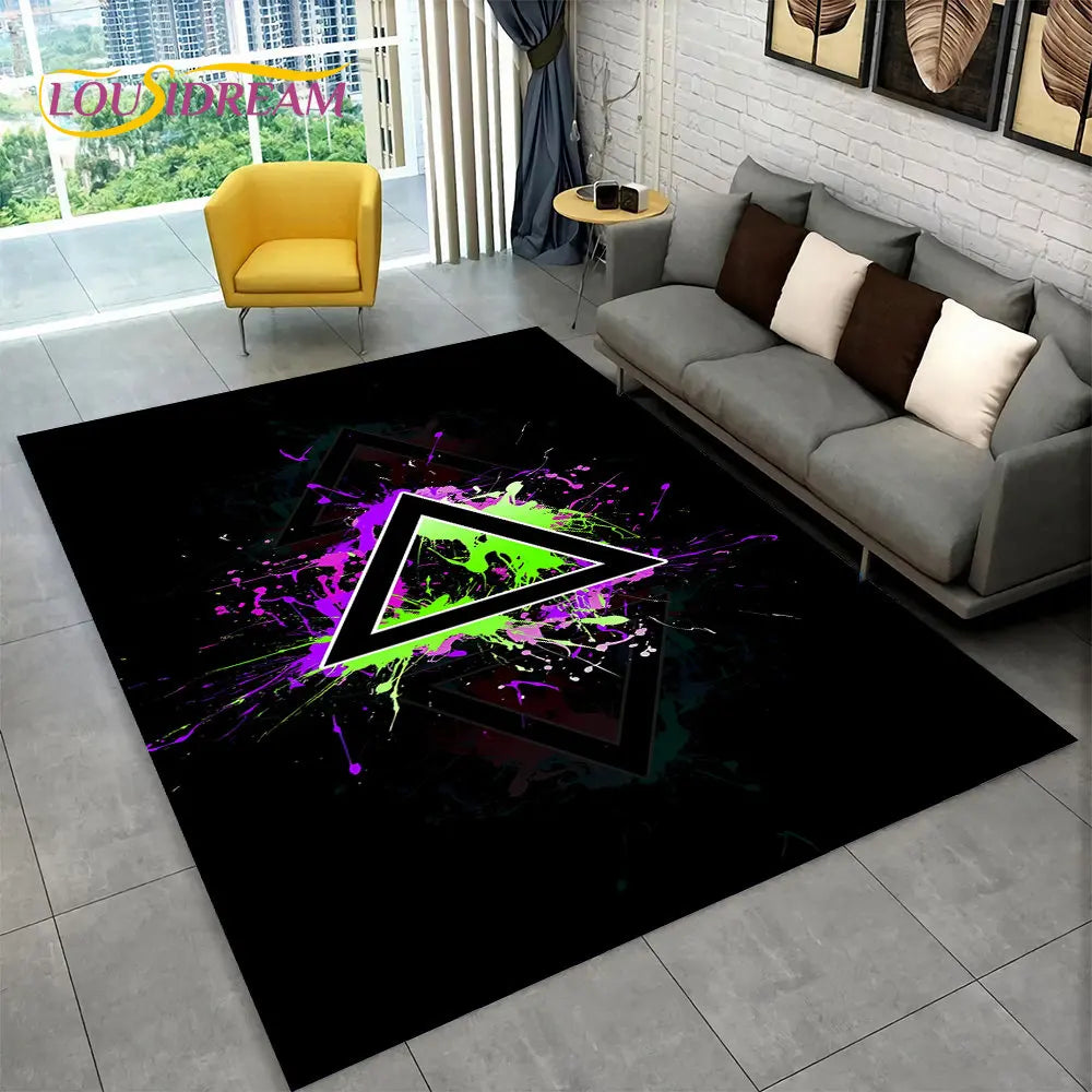 Skorter | Alex 3D Gamer Playmat Carpet - Large Non-Slip Carpet for Kids & Living Room