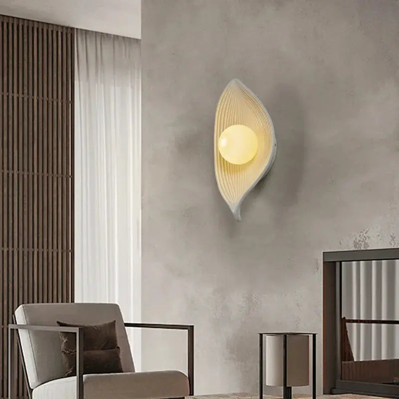 Skorter | Wall lamp LED leaf gold Elegant