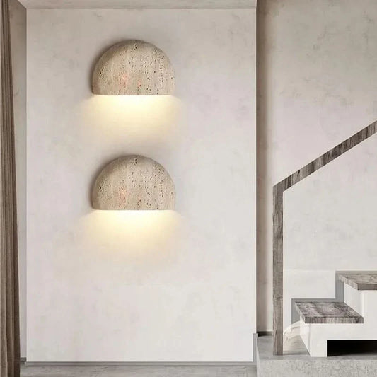Skorter | Stone Wall Lamp – Retro Wabi-Sabi LED Light