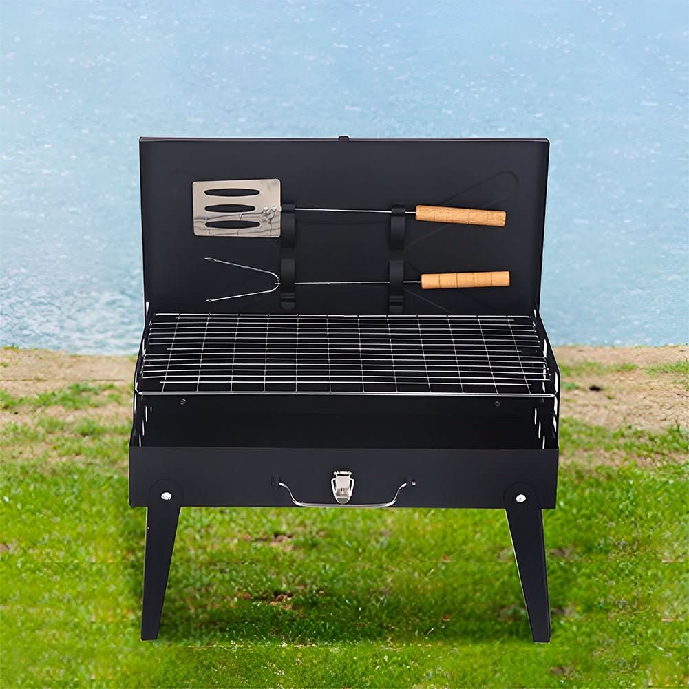 Skorter | Folding Steel Grill for Mobile BBQ & Spontaneous Grilling Fun