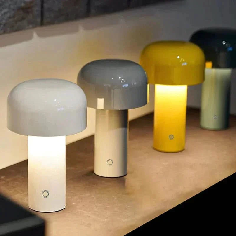 Skorter | Italian Mushroom Dimmable Cordless LED Table Lamp