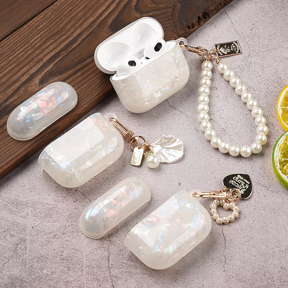 Skorter | Pearl Pendant TPU Case for AirPods Pro 2/3 USB-C
