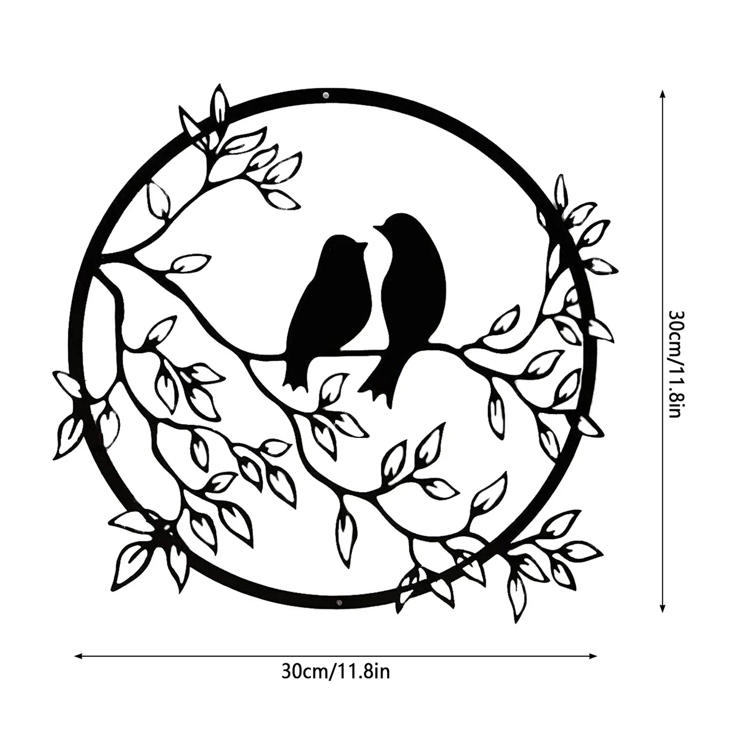 Skorter | Birds on Branch Wall Art