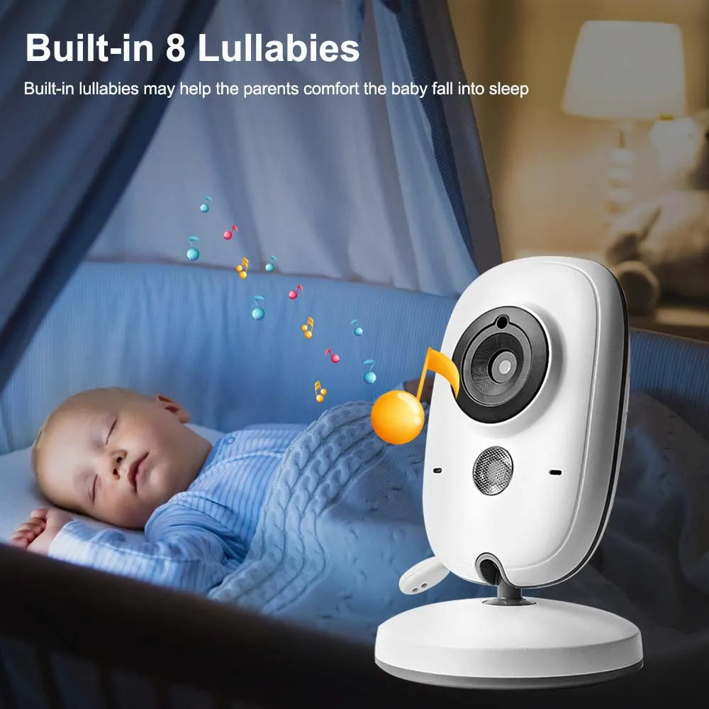 Skorter | 3.5-Inch Video Baby Monitor with Night Vision, Temperature Display and Two-Way Audio