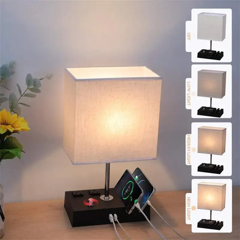 Skorter | Nightstand Phone Charger Lamp