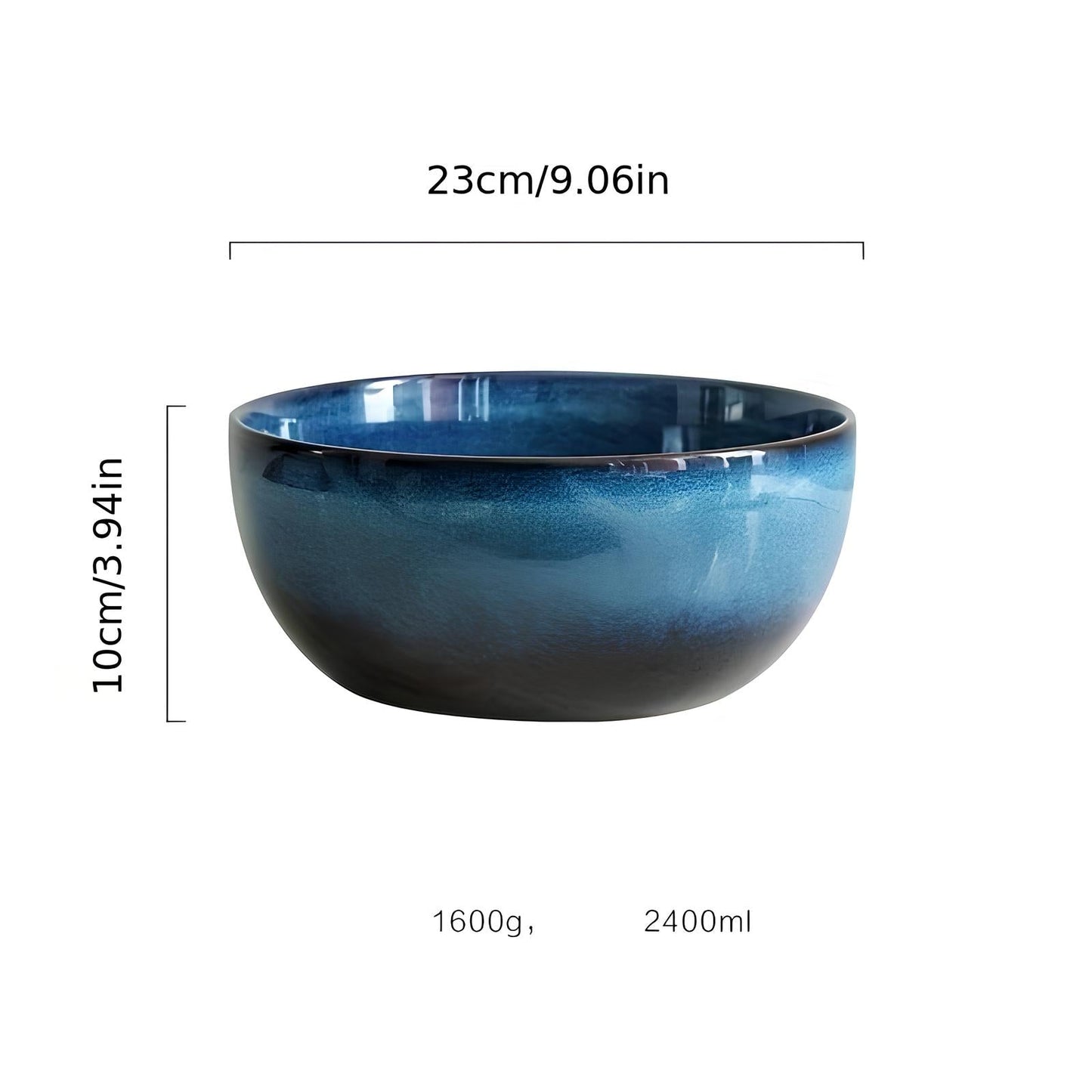 Skorter in blue porcelain