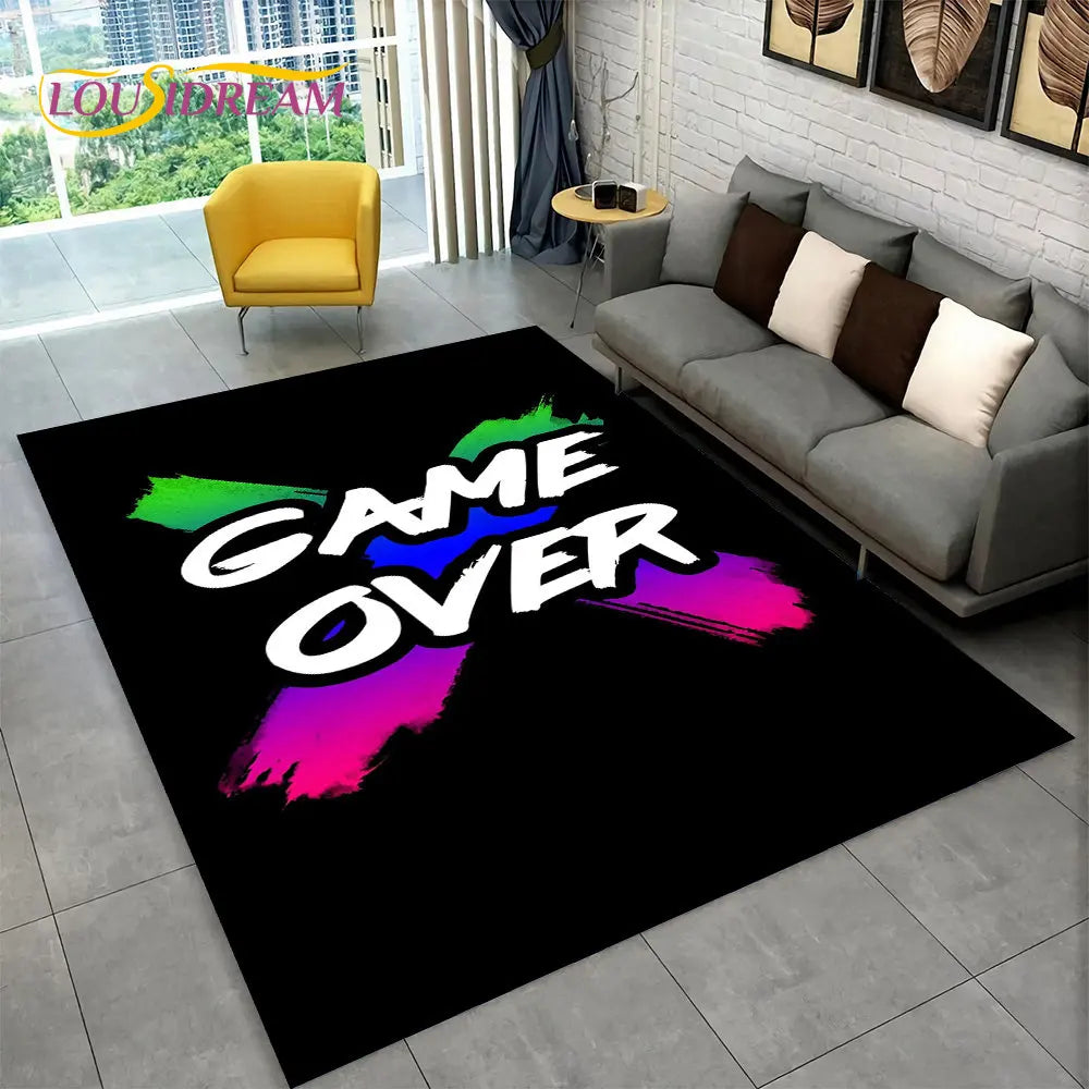 Skorter | Alex 3D Gamer Playmat Carpet - Large Non-Slip Carpet for Kids & Living Room
