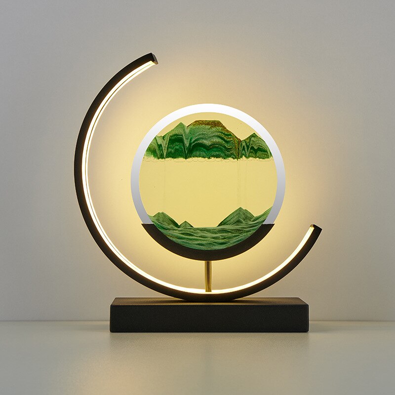 Skorter | LED Table Lamp with Moving Sand Landscape – SandLight