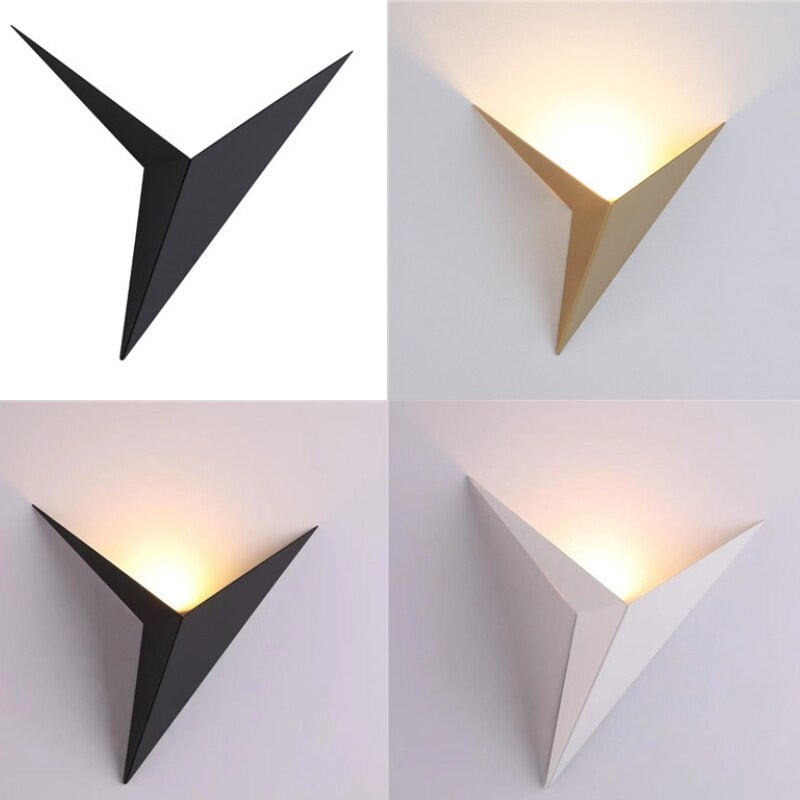 Skorter | TriGlow – Triangular Wall Lamp for Sleek, Modern Lighting