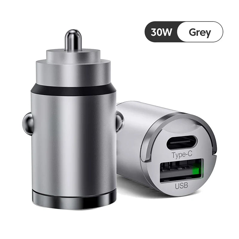 Skorter | 100W Car Charger PD Fast Charging/QC3.0, USB Type C for iPhone