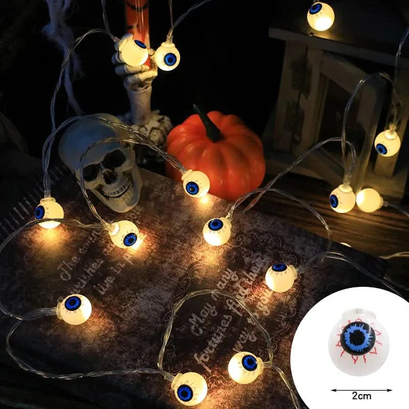 Skorter | Halloween LED Pumpkin & Skull String Lights