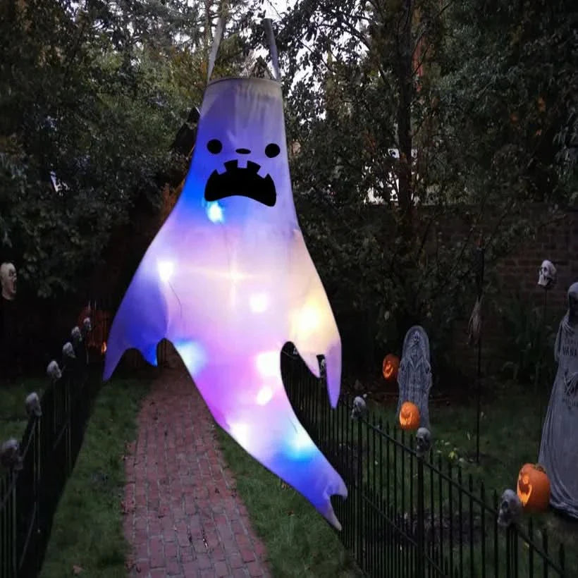 Skorter | Halloween Hanging Ghost Lights – LED Outdoor Decor