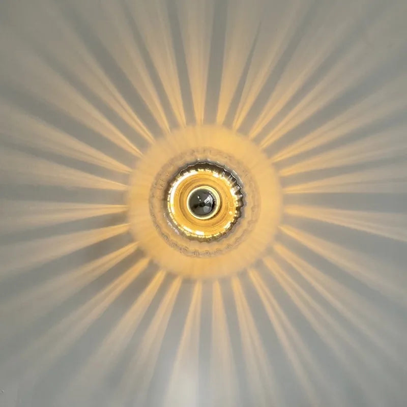 Skorter | BauhausLight - Glass wall lamp with E14 socket for living room and hallway