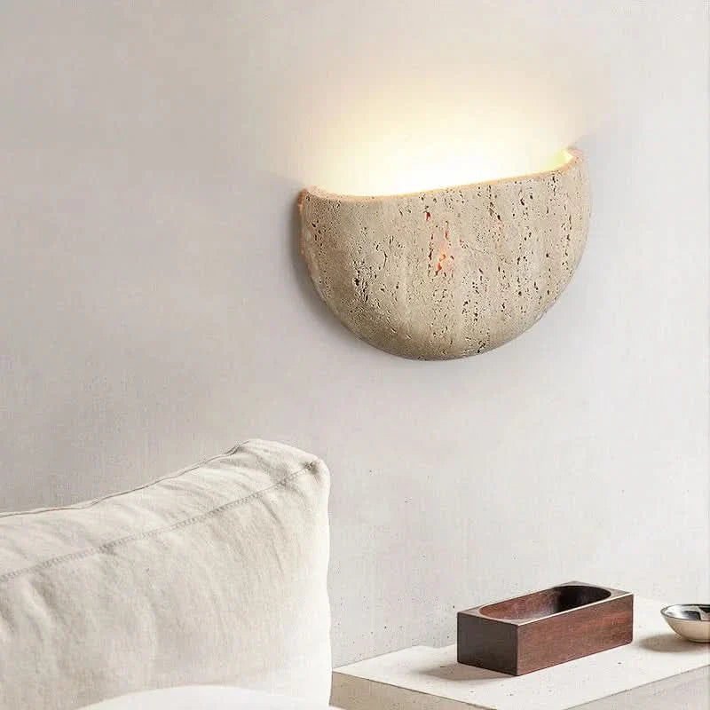 Skorter | Stone Wall Lamp – Retro Wabi-Sabi LED Light