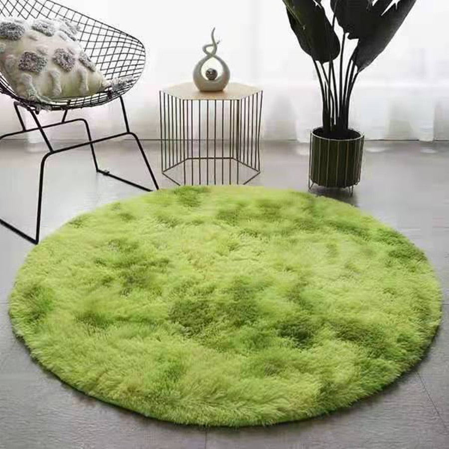 Skorter | Soft Fluffy Round Rug