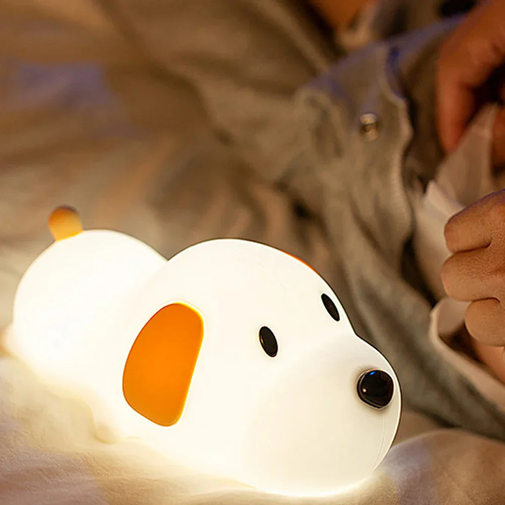 Skorter | Puppy Silicone Night Light - USB Rechargeable LED Lamp
