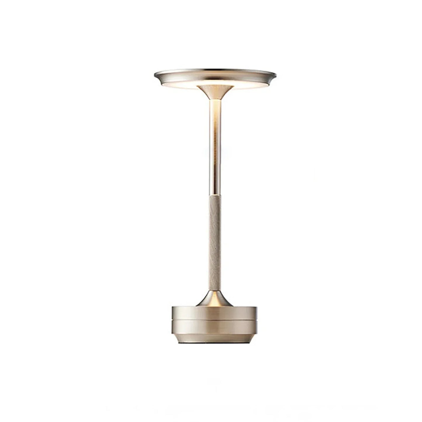 Skorter | Rechargeable Modern Aura Table Lamp with Touch Controls | Wireless LED Light for Modern Side Tables and Office Desks | Minimalist Table Lamp