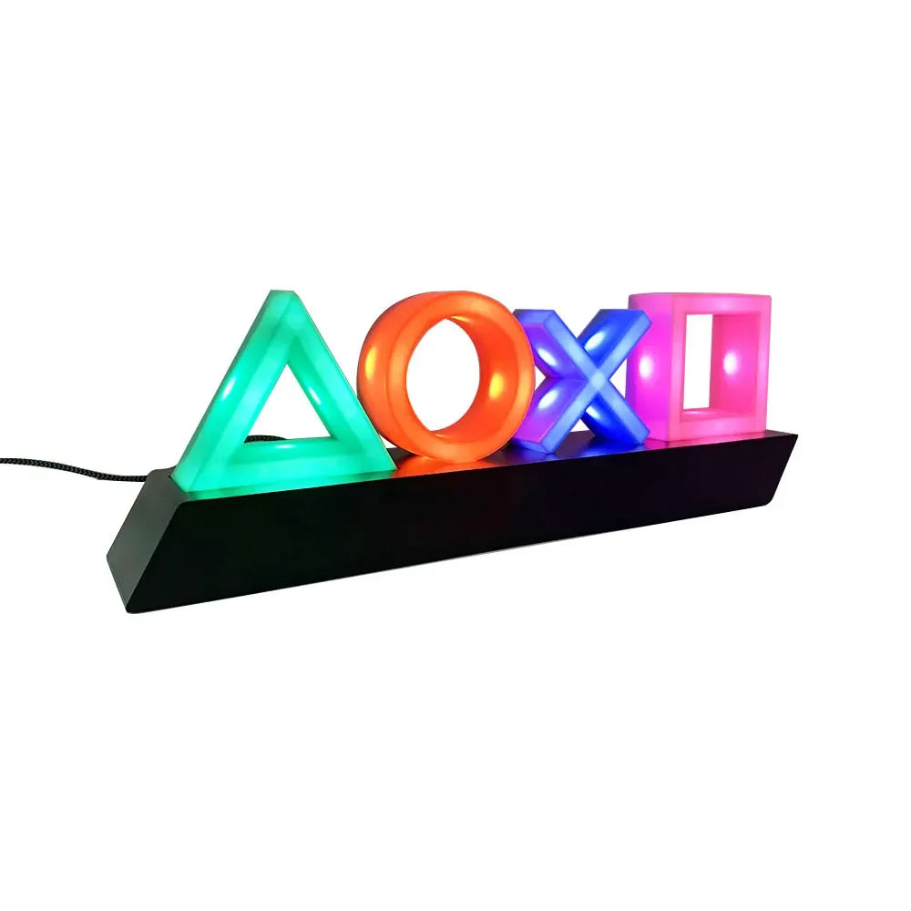 Skorter | Game Icon Light PS4 PlayStation Music Light Voice Control LED Neon Lamp - USB/Battery Powered