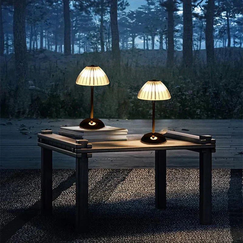 Skorter | LumeLuxe – Dimmable LED Table Lamp with Scandinavian Design & USB