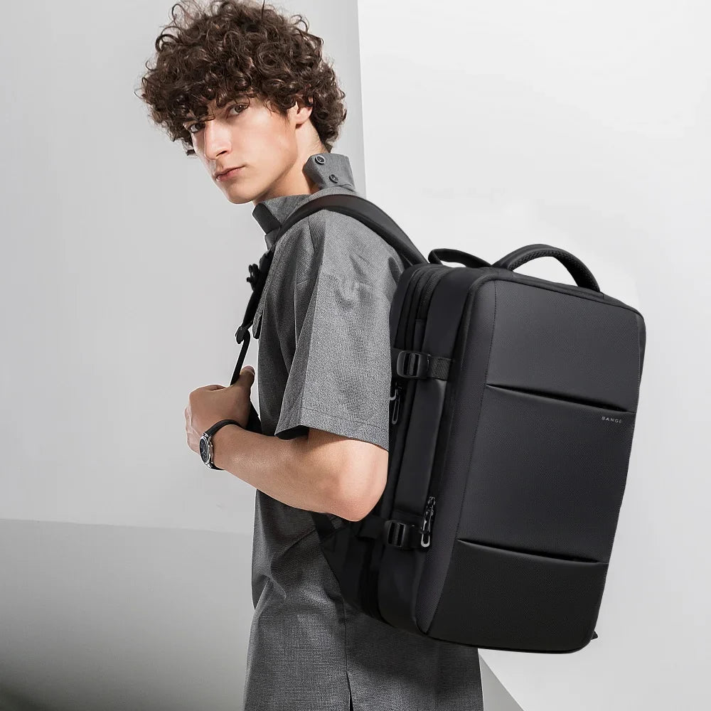 Skorter | Men's Waterproof Large Capacity Hiking Travel Expandable Laptop Backpack