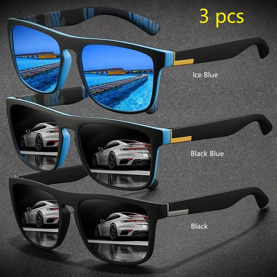 Skorter | Square Sports Sunglasses UV400 Unisex Fishing & Driving Eyewear