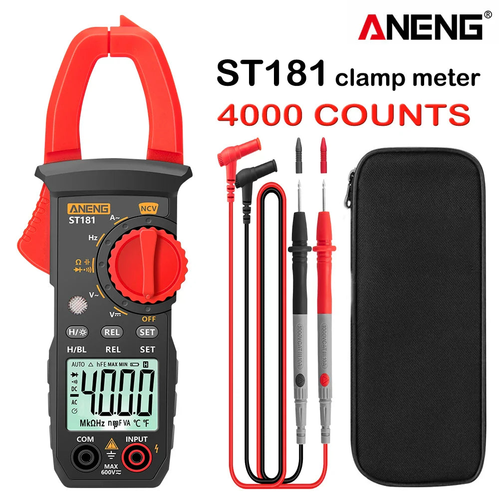 Skorter | ST181 Digital Clamp Meter - DC/AC Current Multimeter