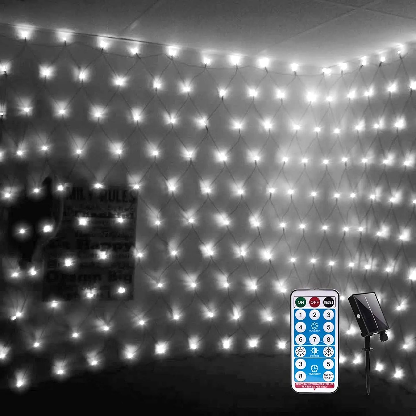 Skorter | SolarShine - Solar Energy Net Light for Outdoor