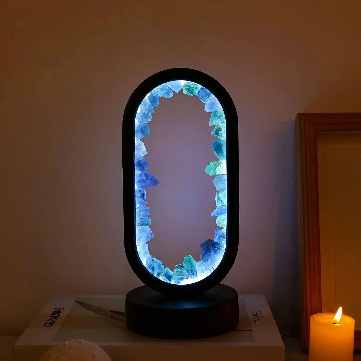 Skorter | Natural Amethyst Crystal Lamp for Relaxation