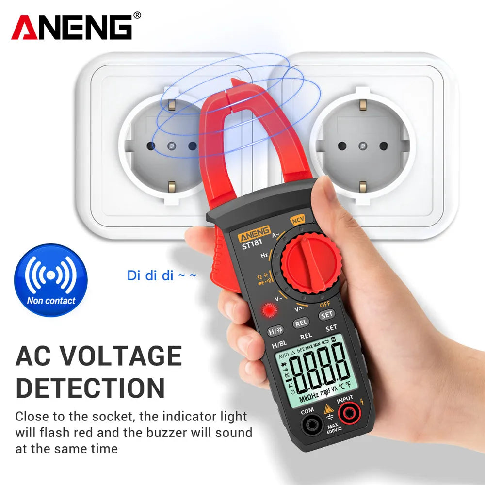 Skorter | ST181 Digital Clamp Meter - DC/AC Current Multimeter