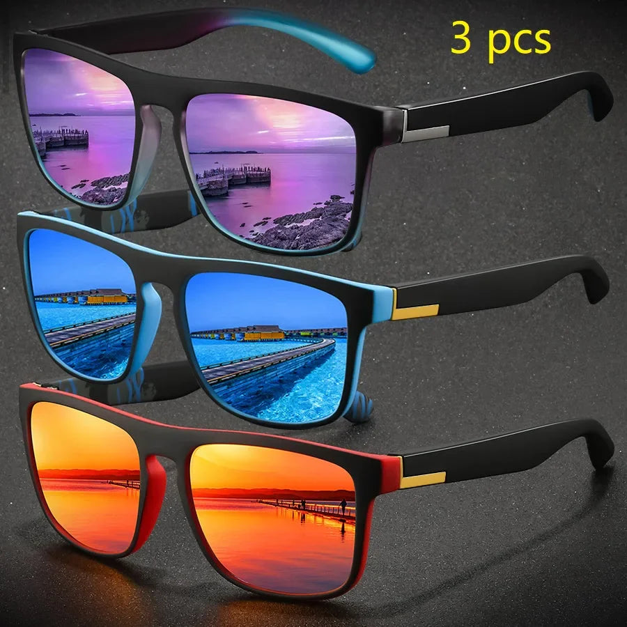 Skorter | Square Sports Sunglasses UV400 Unisex Fishing & Driving Eyewear