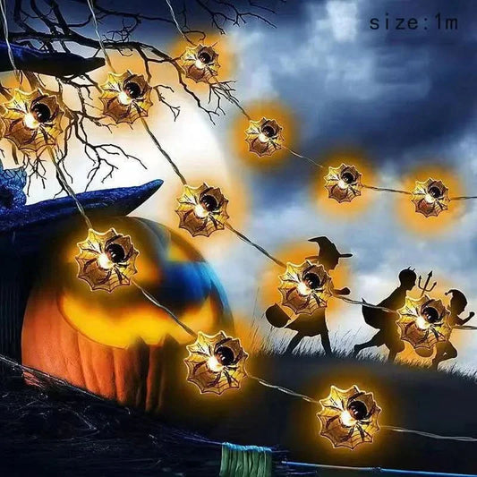 Skorter | Halloween LED Pumpkin & Skull String Lights