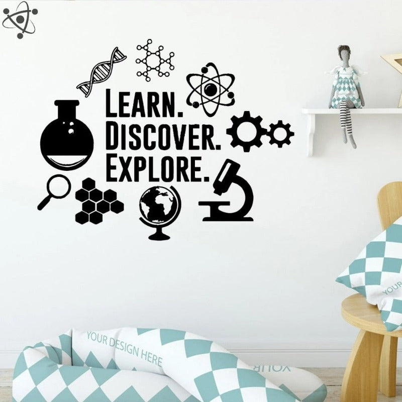 Skorter | Wall sticker for scientific exploration