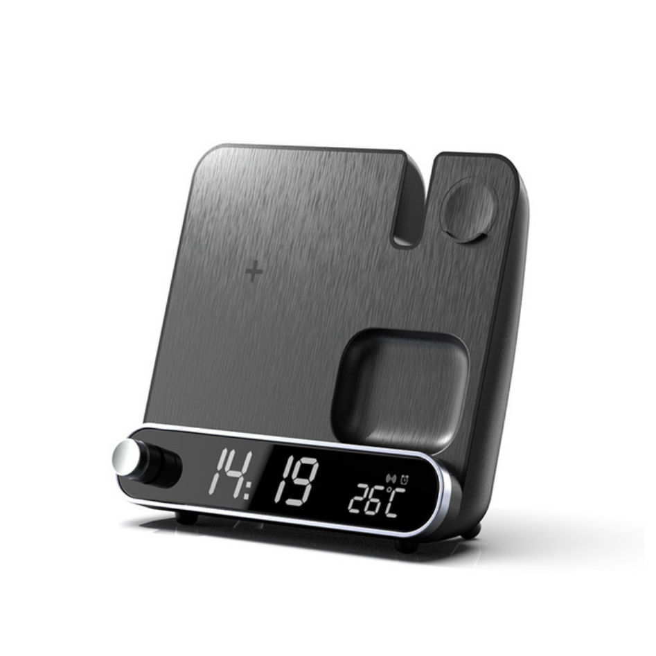 Skorter | 3 in 1 wireless charger Alarm clock