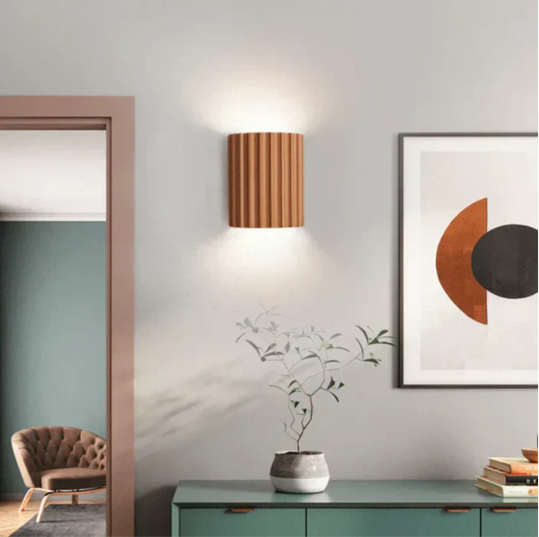 Skorter | Contemporary Resin Wall Lamp | Double-Sided Light Diffusion & Ideal for Modern Living Spaces, Bedrooms, Hallways