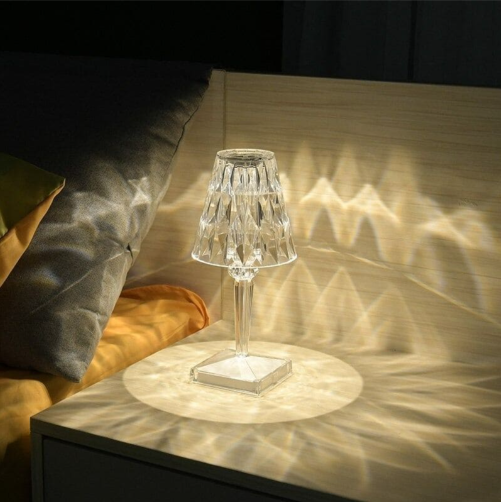 Skorter | Acrylic Glass Crystal Table Lamp