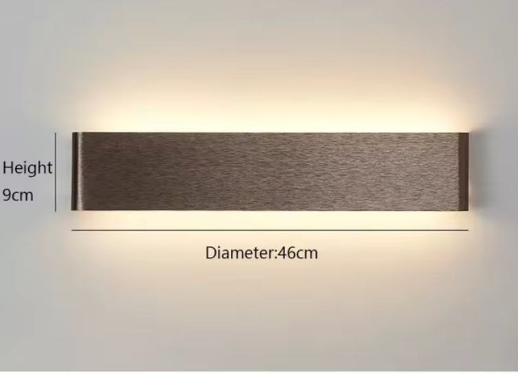 Skorter | Modern LED Wall Lamp – Elegant Aluminum & Glass Design