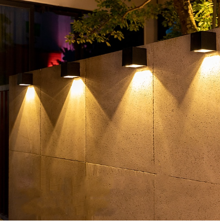 Skorter | Premium Solar LED Wall Light – Wireless Outdoor Garden Lighting with Motion Sensor (IP65)