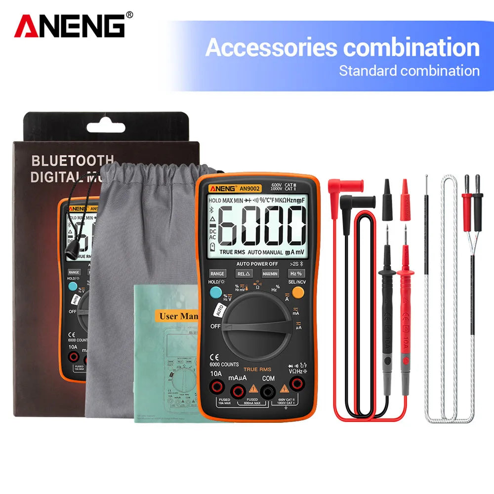 Skorter | Bluetooth Digital Multimeter with True RMS - AN9002