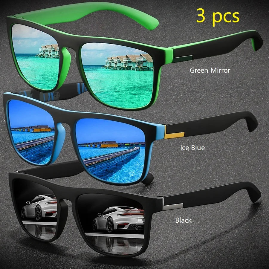 Skorter | Square Sports Sunglasses UV400 Unisex Fishing & Driving Eyewear