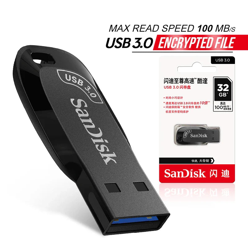 Skorter | Mini USB 3.0 Flash Drive CZ410 - 32GB to 256GB, Up to 100MB/s Read Speed