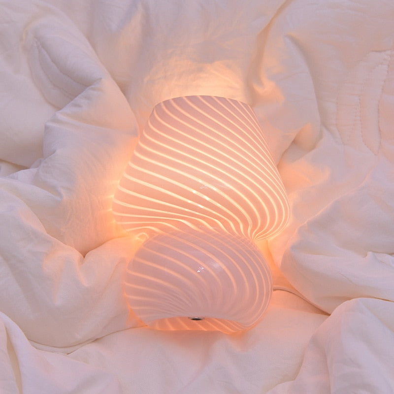 Skorter | Erikä - Mushroom Striped Lamp