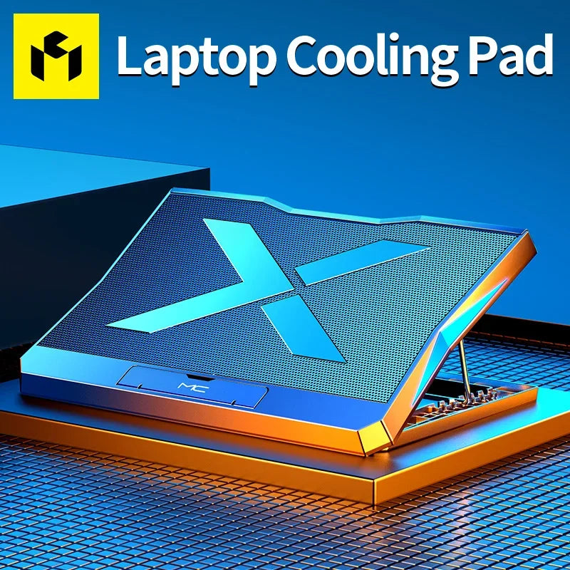 Skorter | Gaming Laptop Cooler with 6 Fans & Adjustable Height