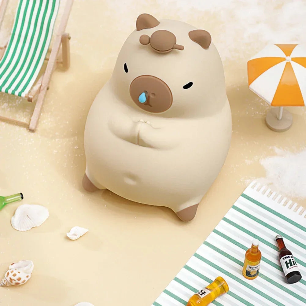 Skorter | Meditating Capybara Night Light - LED Touch Sensor Lamp