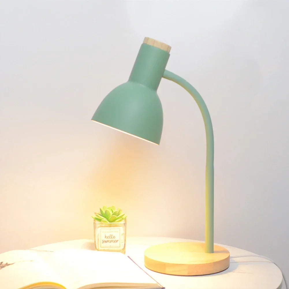 Skorter | Autumn and Winter Lighting | Nordic Creative Wood Art Iron LED Desk Lamp - Moxie