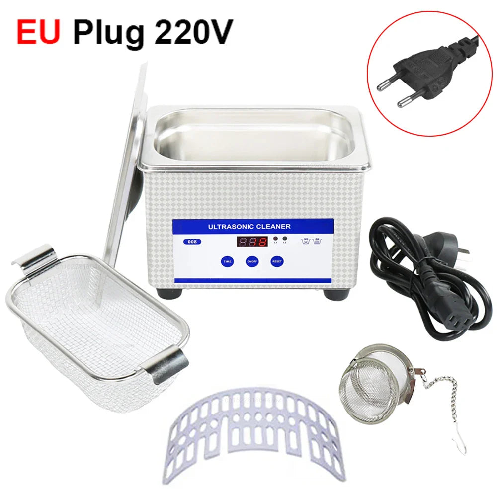 Skorter | Ultrasonic Glasses Cleaner 40kHz Stainless Steel Jewellery Cleaning Machine – ClearWave