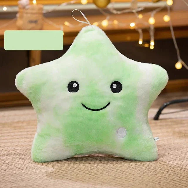 Skorter | LED Star Plush Light - Soft Glow Star Pillow Doll, Plush Toy for Kids & Home Decor, Perfect Birthday Gift