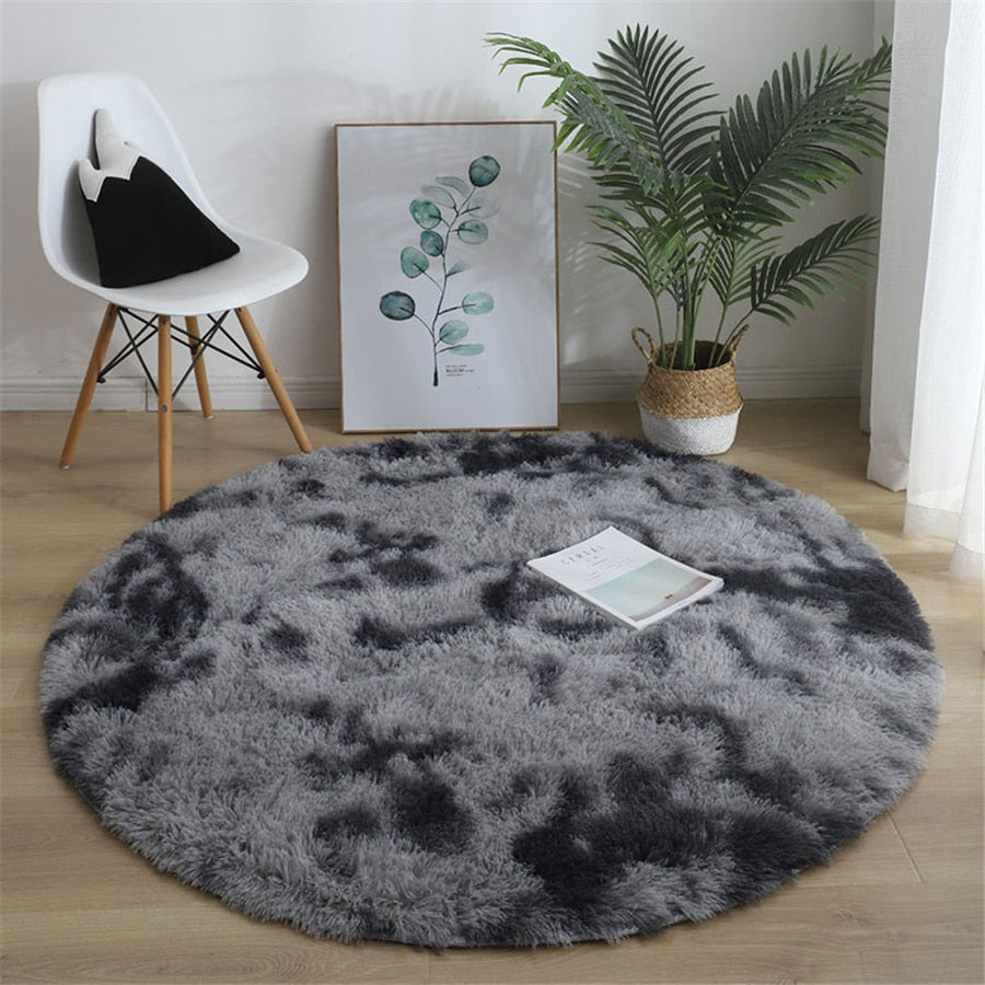 Skorter | Soft Fluffy Round Rug