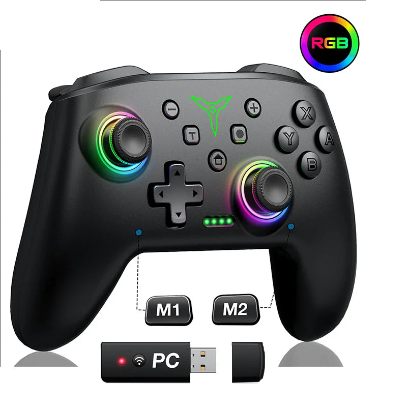 Skorter | Wireless Switch Pro Controller with Joystick and Double Vibration Compatible for Switch OLED/Lite Remote Gamepad