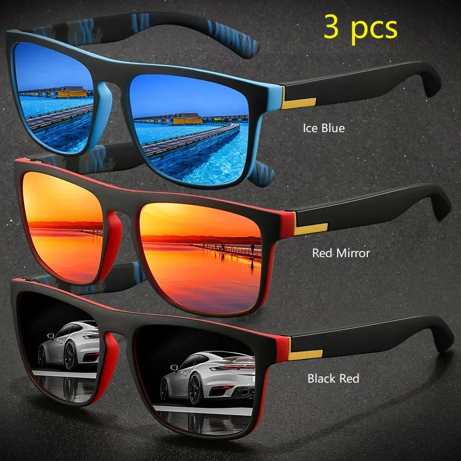 Skorter | Square Sports Sunglasses UV400 Unisex Fishing & Driving Eyewear