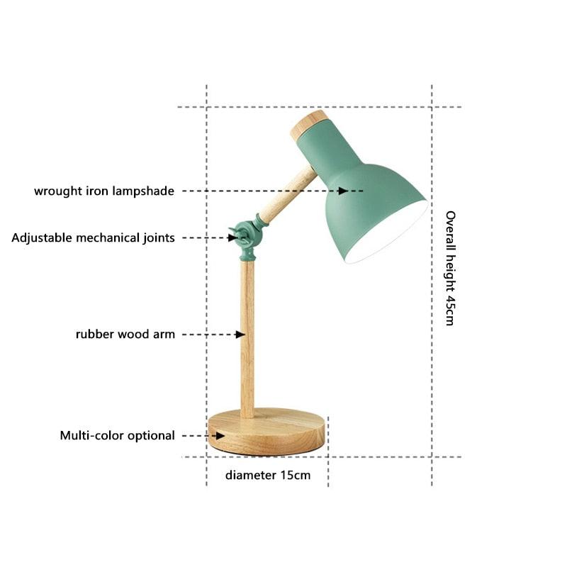 Skorter | Nordic Desk Lamp Made of Wood